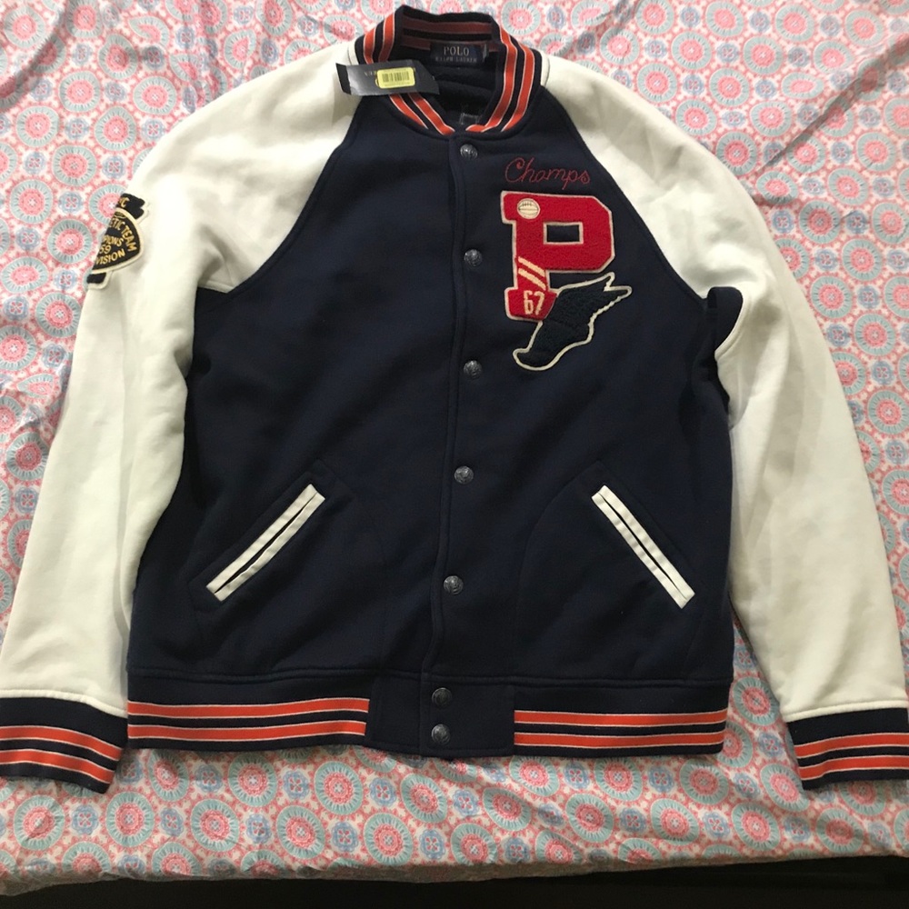 POLO RALPH LAUREN Fleece Baseball Jacket